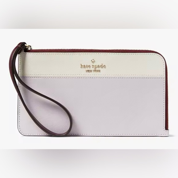 NWT KATE SPADE Lucy Medium L-Zip Wristlet . Moonlight multi.